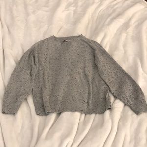 Gray sweater